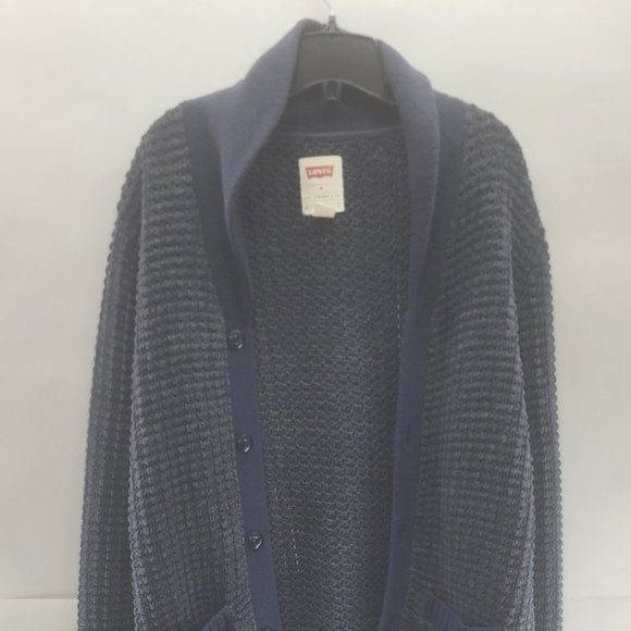 Levi's Knitted Cardigan Blue - Medium - Picture 1 of 7